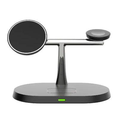3-in-1 30W Magnetic Wireless Charger Stand - Fast Charging Station for MagSafe iPhone 12-16, AirPods Pro, and Apple Watch 8/7
