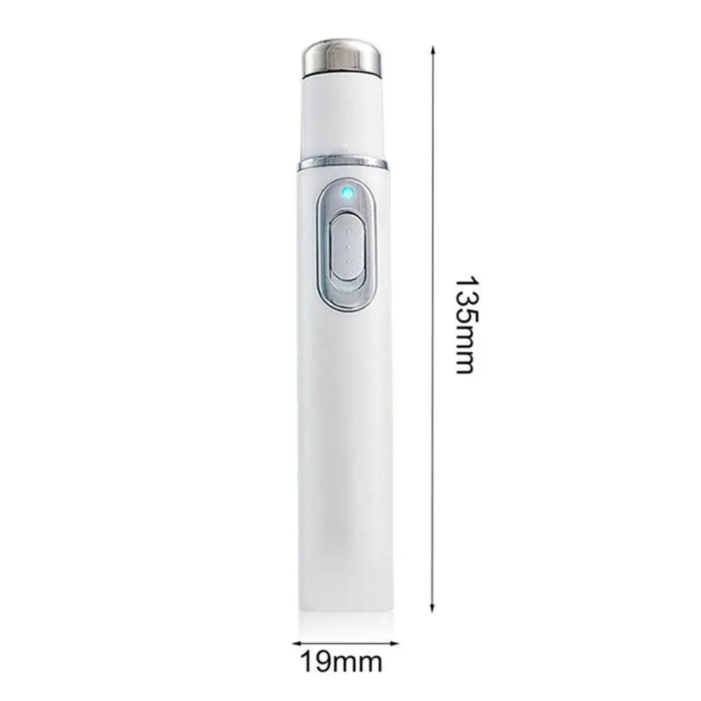Blue Light Therapy Acne Laser Pen - LED Face Light for Scar & Wrinkle Removal Skin Care Device