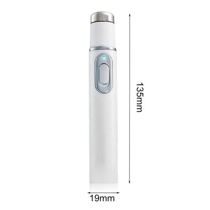 Blue Light Therapy Acne Laser Pen - LED Face Light for Scar & Wrinkle Removal Skin Care Device