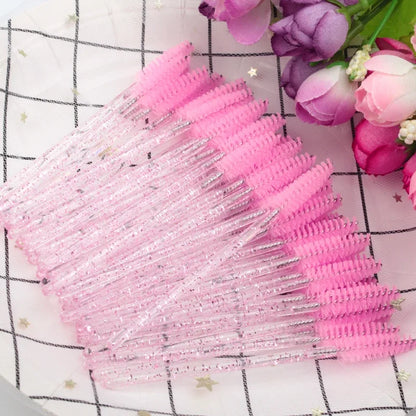 CNK Disposable Eyelash Brushes – 5/50 Pcs Mascara Wands Applicator Spoolers for Makeup