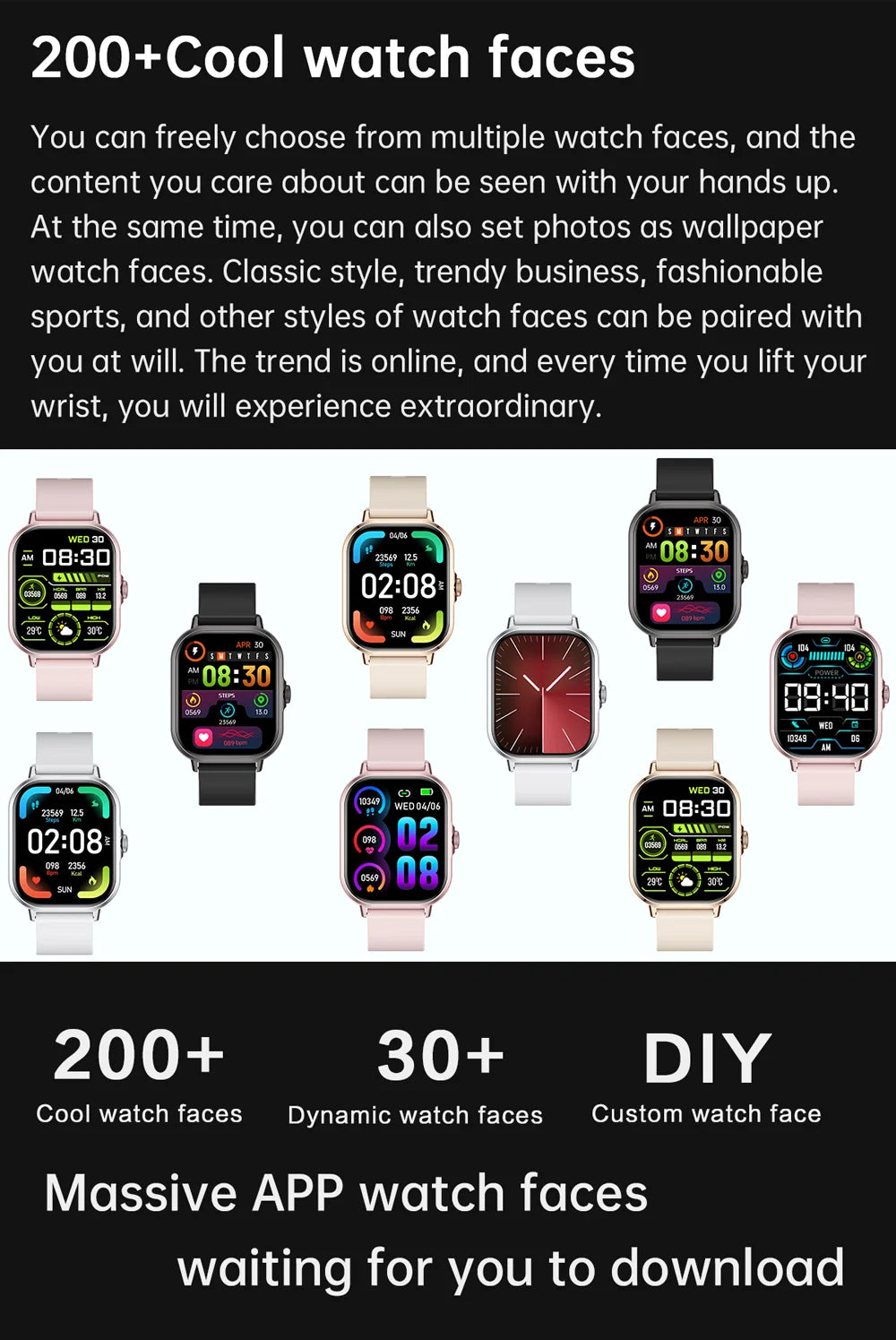 2025 2.01'' Smart Watch, Bluetooth Call, Music Player, Fitness Tracker, Sport Waterproof Watch for Men & Women, iPhone/Android