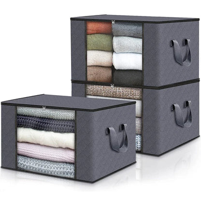 Quilt & Clothing Storage Bag - Household Bedding Organizer for Moving & Sorting
