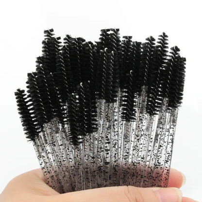 CNK Disposable Eyelash Brushes – 5/50 Pcs Mascara Wands Applicator Spoolers for Makeup