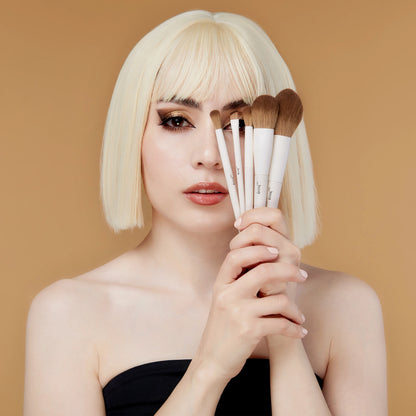 Jessup 14PC Makeup Brush Set - Synthetic Brushes for Foundation, Contour, Eyeshadow & Highlight T329