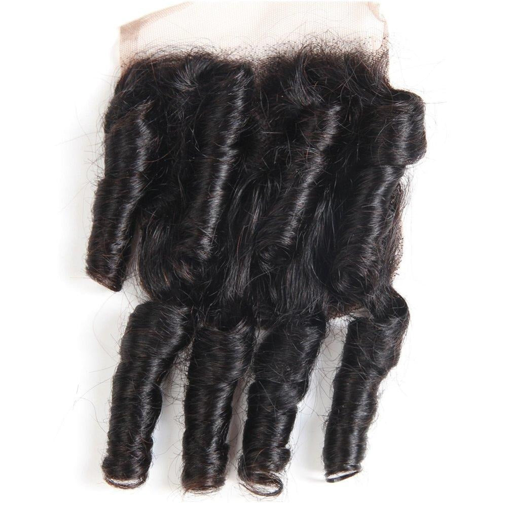 Spring Curl Fumi Human Hair bundles with Closures