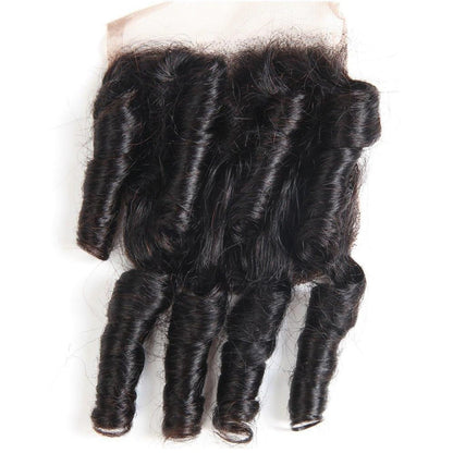 Spring Curl Fumi Human Hair bundles with Closures