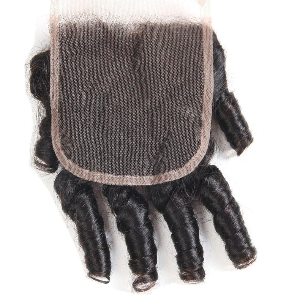 Spring Curl Fumi Human Hair bundles with Closures