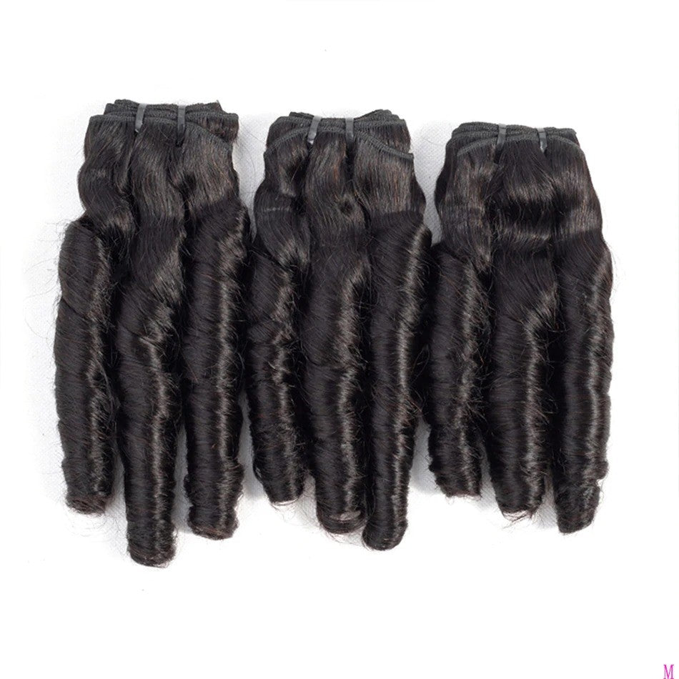 Spring Curl Fumi Human Hair bundles with Closures