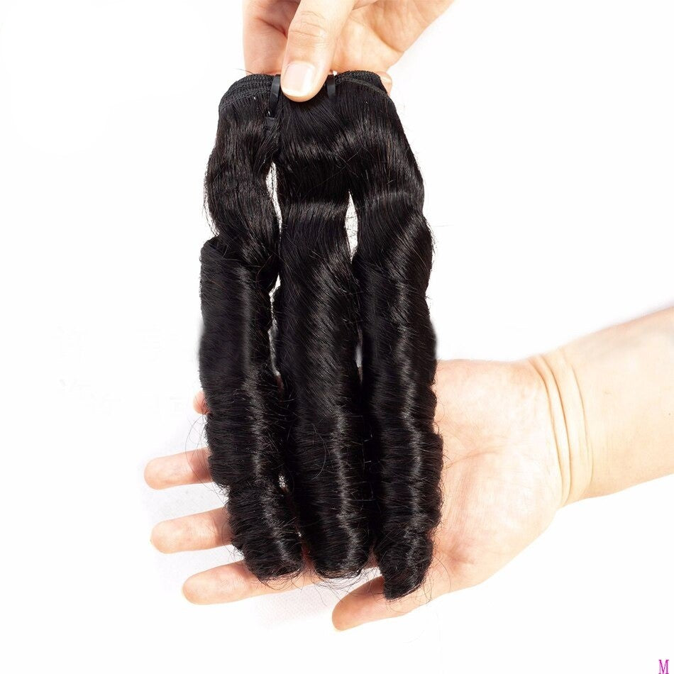 Spring Curl Fumi Human Hair bundles with Closures