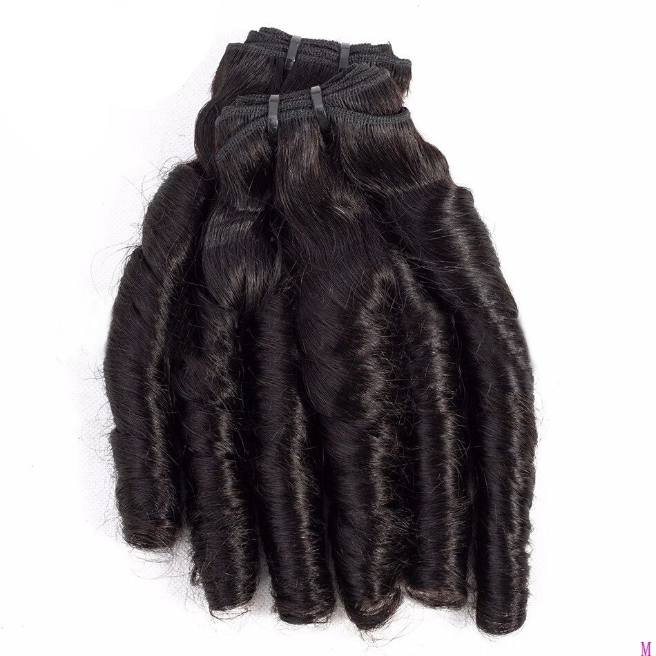 Spring Curl Fumi Human Hair bundles with Closures