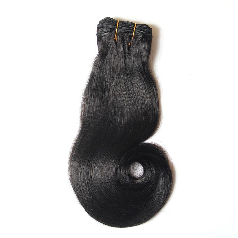 Straight Curve Fumi Human Hair bundles with 4x4 Closures