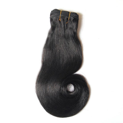Straight Curve Fumi Human Hair bundles with 4x4 Closures