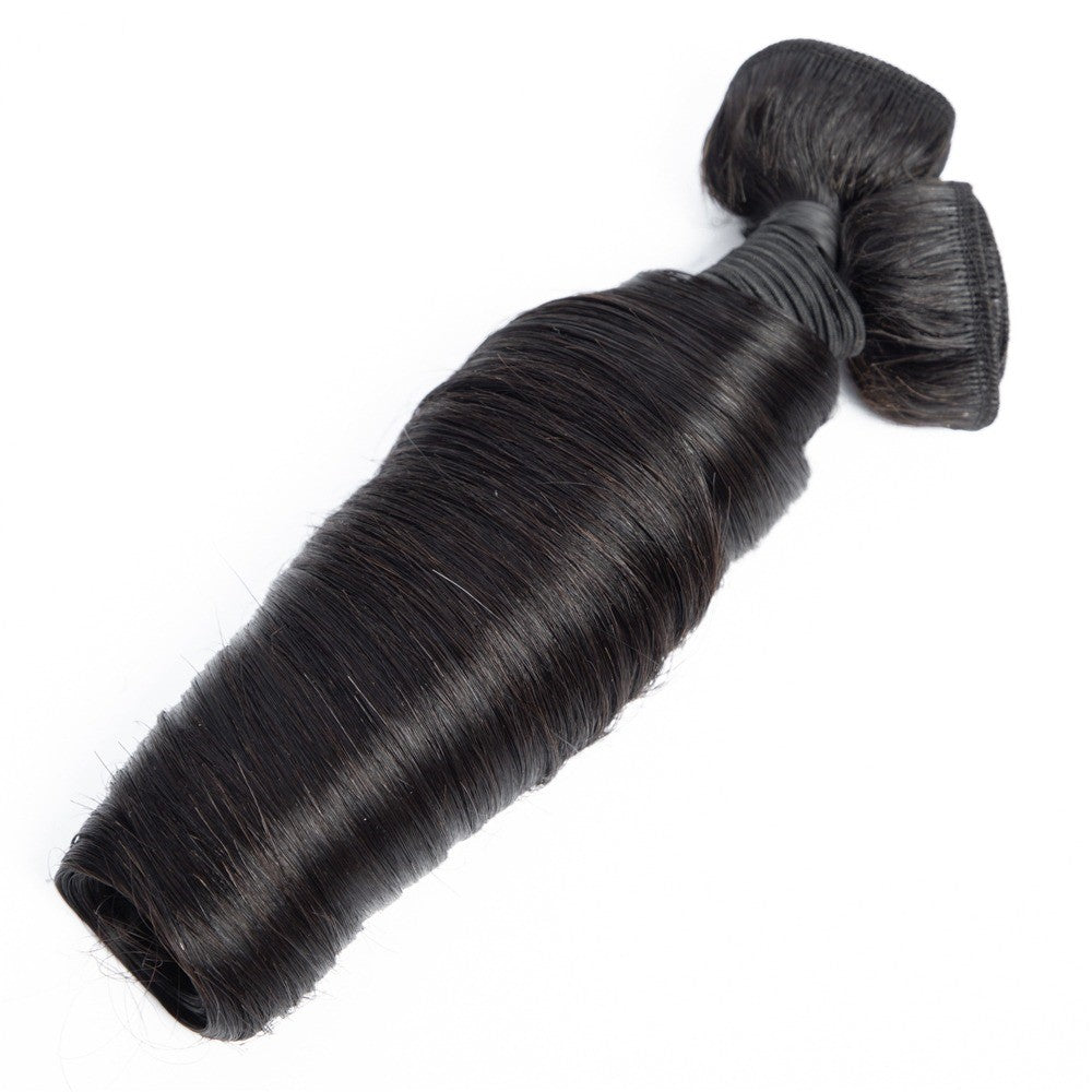 Straight Bouncy Curl Fumi Human Hair bundles