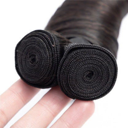 Straight Bouncy Curl Fumi Human Hair bundles