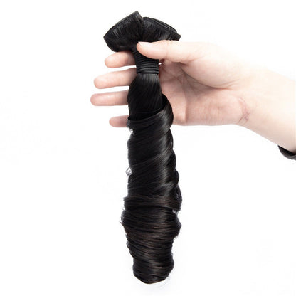 Straight Bouncy Curl Fumi Human Hair bundles