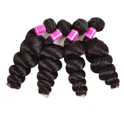Brazilian Loose Wave 5/6/10/12 Bundles 10A Grade Human Hair
