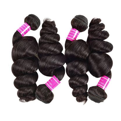 Brazilian Loose Wave 5/6/10/12 Bundles 10A Grade Human Hair